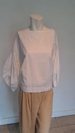 Katoenen tuniek La Fee Maraboutee met pofmouw, Verzenden, Zo goed als nieuw, Maat 38/40 (M), Wit
