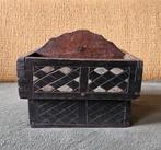 Originele Teakhouten Betelnoot houder, Ophalen of Verzenden