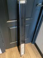 2 Zwarte wandplank 116cm met schrootje, 100 tot 150 cm, Zwart, Ophalen of Verzenden, Zo goed als nieuw