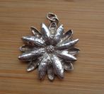 zilveren hanger edelweiss [448], Verzenden, Zo goed als nieuw, Bloem of Plant, Zilver
