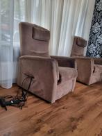 Twee Relaxfauteuil, 100 tot 125 cm, Ophalen of Verzenden, Zo goed als nieuw, Stof