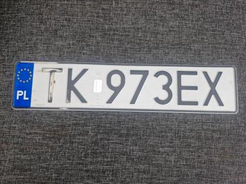 Kentekenplaat Polen nummerbord Nummerplaat Pollska License  beschikbaar voor biedingen