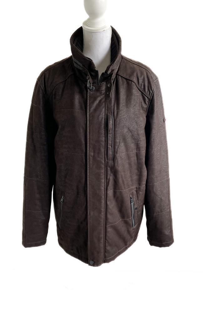 Mooie jas van DNR 54, Kleding | Heren, Jassen | Winter, Zo goed als nieuw, Maat 52/54 (L), Bruin, Ophalen of Verzenden