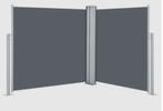 Dubbel windscherm 2x 3 meter, Tuin en Terras, Ophalen of Verzenden, Aluminium, 3 tot 6 meter