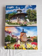 2 Enjoy puzzels, Ophalen of Verzenden, 500 t/m 1500 stukjes, Zo goed als nieuw, Legpuzzel