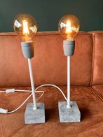 2x staande schemerlamp inclusief led lampen, Kunststof, Ophalen of Verzenden, Zo goed als nieuw, Minder dan 50 cm