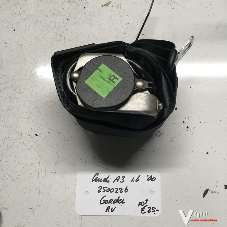 Audi A3 1.6 2000 2500226  Gordel  Linksvoor of Rechtsvoor, Auto-onderdelen, Interieur en Bekleding, Gebruikt, Ophalen of Verzenden