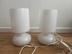 Twee IKEA Lykta Tafellampen Wit, Ophalen, Nieuw, Glas, Minder dan 50 cm