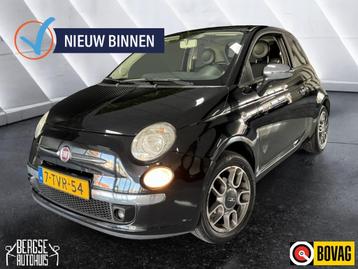 Fiat 500 1.2 Lounge Airco Lmv Usb Leer beschikbaar voor biedingen