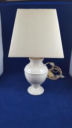 A.L.C. tafellamp, vintage lamp met aardewerk voet. 5B9, Minder dan 50 cm, Gebruikt, Ophalen of Verzenden