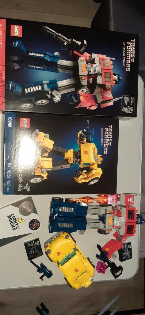 Lego transformers plus light my bricks, Verzamelen, Transformers, Zo goed als nieuw, G1, Ophalen