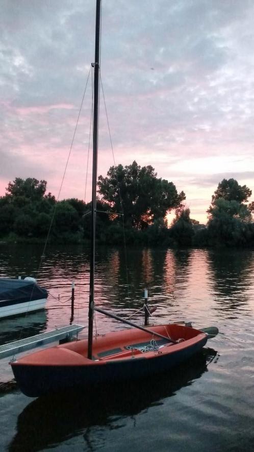 Flying Junior zeilboot met trailer en toebehoren, Watersport en Boten, Zeilen en Zeiltoebehoren, Gebruikt, Toebehoren, Minder dan 15 m²