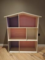 Poppenhuis groot (hout/wit), Ophalen, Gebruikt, Poppenhuis