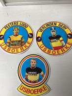 3 stickers IJsboerke (wielrenners/wielrennen), Verzamelen, Verzenden, Zo goed als nieuw, Sport