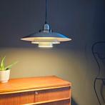 Vintage Deens design Jeka Hanglamp type Thea in grijs metaal, Huis en Inrichting, Lampen | Tafellampen, Minder dan 50 cm, Ophalen of Verzenden