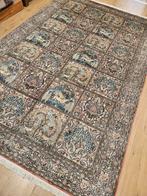 Vintage handgeknoopt oosters tapijt kashmir zijde 287x185, Huis en Inrichting, Stoffering | Tapijten en Kleden, Info@SlatsAntiek.nl