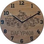 Themaklok met een DAF YP408 legervoertuig, Ophalen of Verzenden, Nieuw, Wandklok