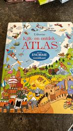Kijk en ontdek Atlas, Boeken, Kinderboeken | Baby's en Peuters, Ophalen of Verzenden, Zo goed als nieuw