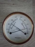 Vintage Andries de Jong Thermometer/Hygrometer, Ophalen of Verzenden, Gebruikt, Binnenthermometer
