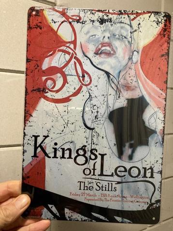 Kings of Leon poster metaal beschikbaar voor biedingen