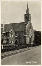 SPIERDIJK, R.K. Kerk (1950s) Ansichtkaart, Verzamelen, Ansichtkaarten | Nederland, Ophalen of Verzenden, 1940 tot 1960, Ongelopen