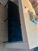 Bank velvet zwart, Huis en Inrichting, Banken | Bankstellen, Ophalen, 150 tot 200 cm, Driepersoons, 75 tot 100 cm