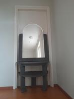 Kaptafel met spiegel grijs, Huis en Inrichting, Tafels | Kaptafels, Ophalen, Gebruikt, 50 tot 100 cm, Minder dan 100 cm
