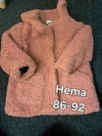 Hema Teddy Jas Maat 86/92, Kinderen en Baby's, Babykleding | Maat 80, Meisje, Ophalen of Verzenden, Zo goed als nieuw, Jasje