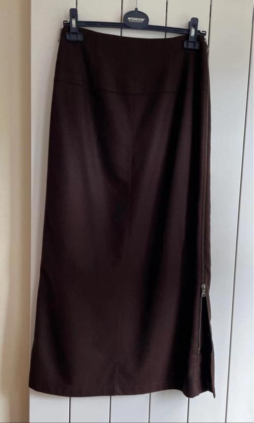 Prachtige A-lijn bruine rok maat 36, Kleding | Dames, Rokken, Zo goed als nieuw, Maat 38/40 (M), Bruin, Onder de knie, Ophalen of Verzenden