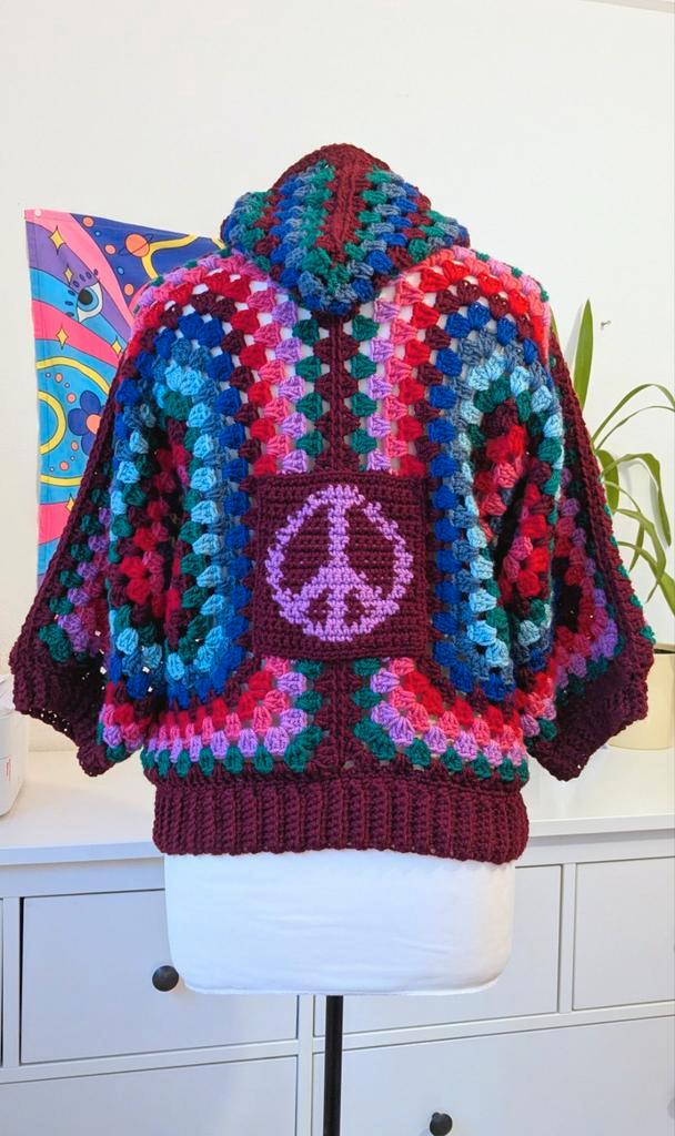 Alternative Peace Hoodie, Kleding | Dames, Truien en Vesten, Nieuw, Maat 38/40 (M), Verzenden
