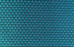 Vescom Rolla 08; petrol+grijs; 6,7 meter meubelstof, Overige materialen, Blauw, 120 cm of meer, Ophalen of Verzenden