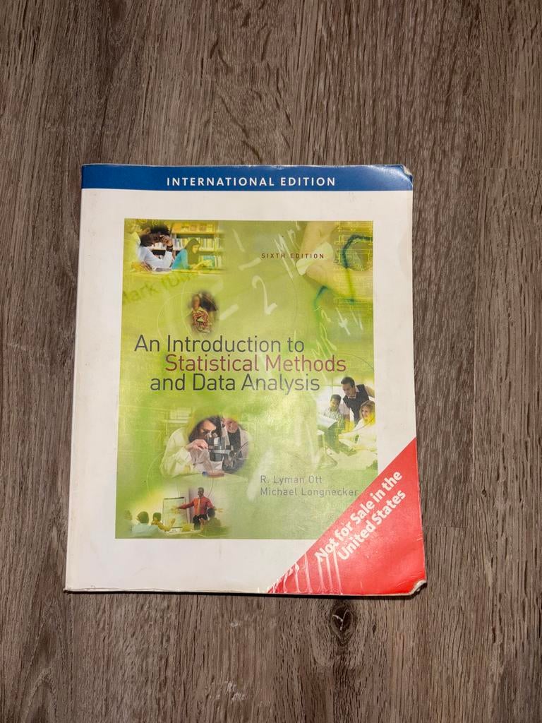 Statistische Methoden & Data Analyse, 6e editie, Boeken, Studieboeken en Cursussen, Gelezen, Diverse auteurs, Ophalen of Verzenden