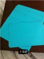 7 place mats turquoise breed 45 cm lengte 30 cm, Huis en Inrichting, Keuken | Textiel, Ophalen of Verzenden, Zo goed als nieuw