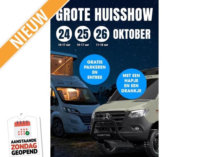 Knaus HUISSHOW EUROTREK, Caravans en Kamperen, Campers, Bedrijf, Knaus