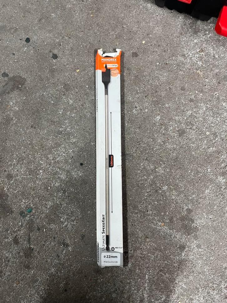 Mandrex SpeedXbit 22mm - Nieuw in verpakking!, Doe-het-zelf en Verbouw, Gereedschap | Machine-onderdelen en Toebehoren, Nieuw