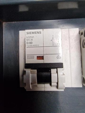 Siemens 5SP41 D80 Hoofdschakelaar 3 Fase beschikbaar voor biedingen