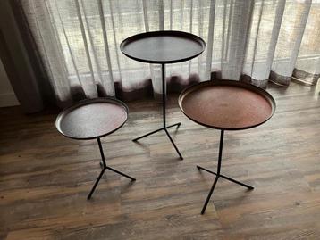 Bijzettafeltje set van 3 (salontafel) beschikbaar voor biedingen
