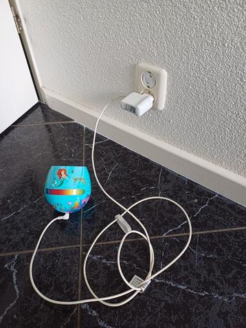 Ariel kleine zeemeermin disney philips nachtlamp lamp kleur  beschikbaar voor biedingen