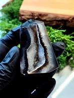 Black Onyx Edelsteen | Met Kristallisatie | 46 gram, Ophalen of Verzenden, Nieuw