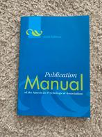 Publication manual of the american psychological association, Boeken, Studieboeken en Cursussen, Ophalen of Verzenden