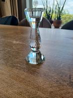 glazen kandelaar, Ophalen of Verzenden, Overige materialen, Minder dan 25 cm