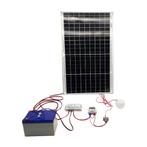 Solar set 12V zonnepaneel 40W, Ophalen of Verzenden, Nieuw