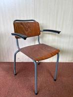 Vintage Gispen Stoel met Armleuningen X 30, Ophalen, Bruin, Eén, GNR trading