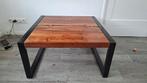 Salontafel van Mangohout, Huis en Inrichting, Ophalen, 50 tot 100 cm, Vierkant, Tot twee personen