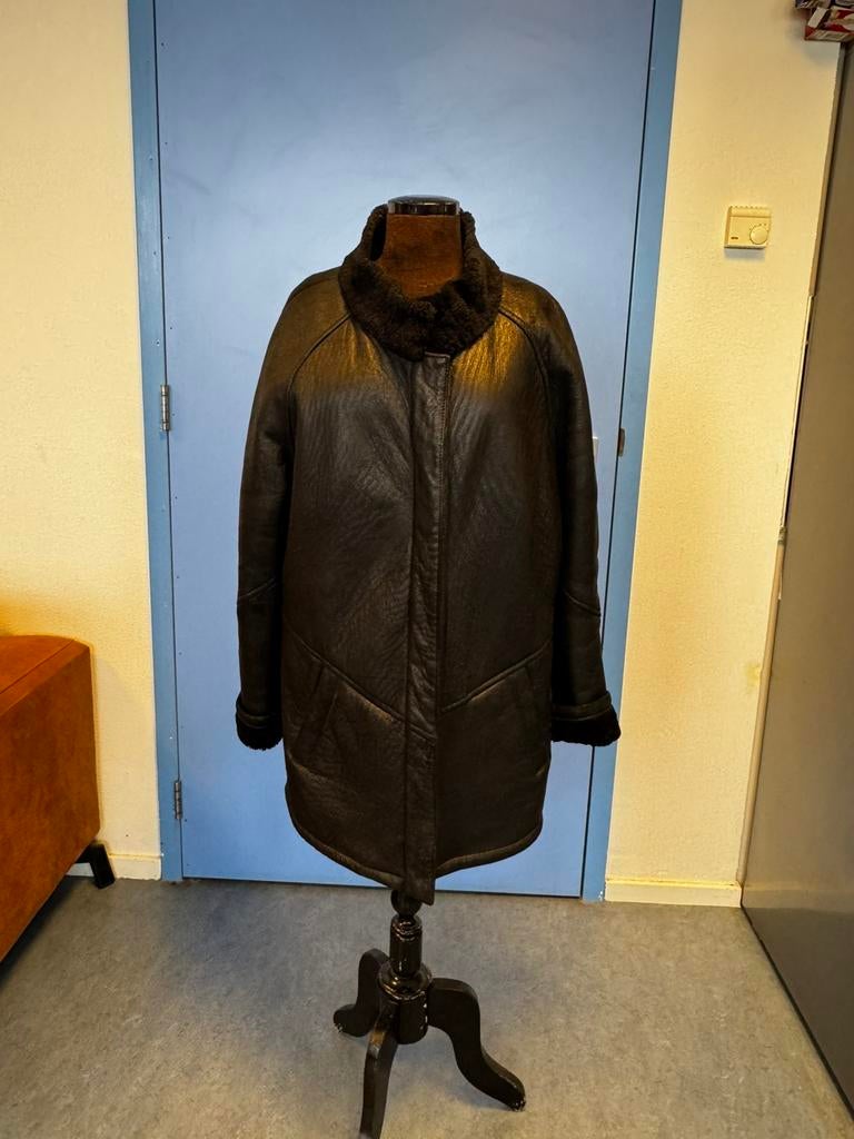 JAN PAULSEN 1902 Genuine Leather Lambskin, Kleding | Heren, Jassen | Winter, Verzenden, Zo goed als nieuw, Zwart