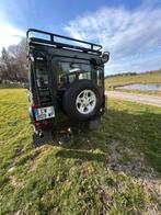 landrover defender 9 zitplaatsen, Auto's, Zwart, Defender, Vierwielaandrijving, Particulier