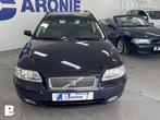 Volvo V70 2.4 Momentum, Zwart, Blauw, Leder en Stof, 1470 kg