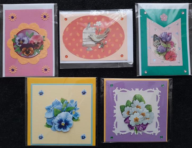 Setje 3D Wenskaarten Zonder Tekst, Ophalen In Gemert, Hobby en Vrije tijd, Kaarten | Zelfgemaakt, Nieuw, Overige thema's, Verzenden