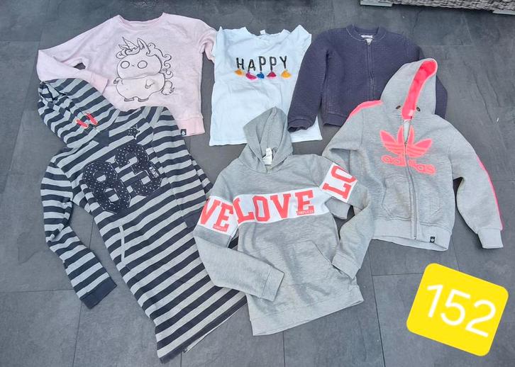Mooi kledingpakket maat 152, Kinderen en Baby's, Kinderkleding | Maat 152, Zo goed als nieuw, Meisje, Setje, Ophalen of Verzenden