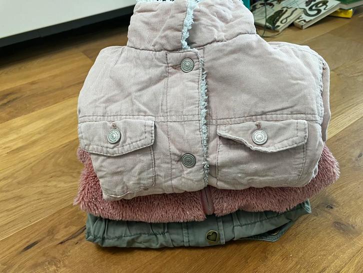 Twee winterjasjes teddy en rib en 1 zomerjasje Poco Piano, Kinderen en Baby's, Kinderkleding | Maat 98, Gebruikt, Meisje, Jas